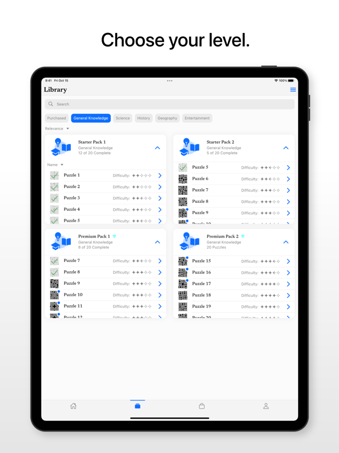 The Clues - Crossword Puzzles