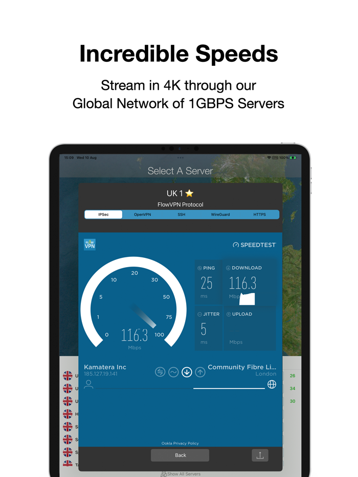 UK VPN Fast Unlimited Streams