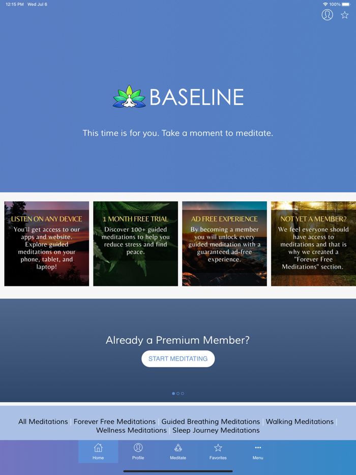 Baseline - Guided Meditations