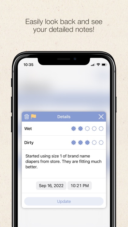 Diaper Tracker - Wet & Dirty