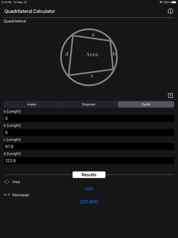 Quadrilateral Calculator screenshot 18