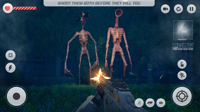 Scary Light Head Horror Escape