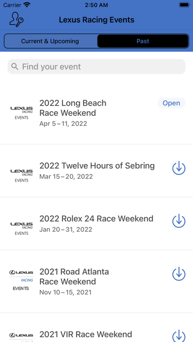 Lexus Racing Events screenshot 2