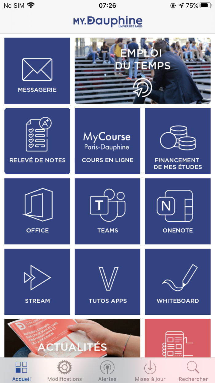 My.Dauphine – Etudiants