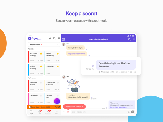 flow.team - Collaboration tool screenshot 4