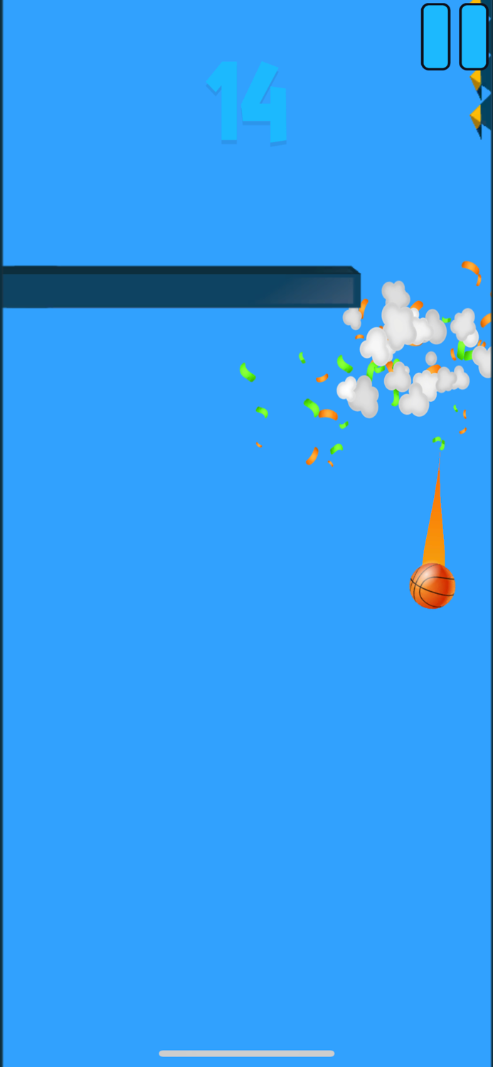 Flip Dunk Shot basketball game