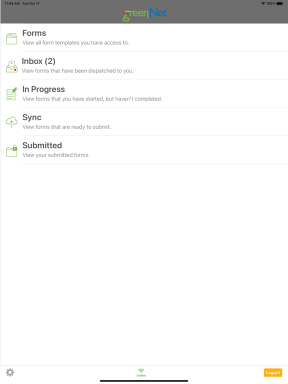 GreenNet Forms screenshot 2