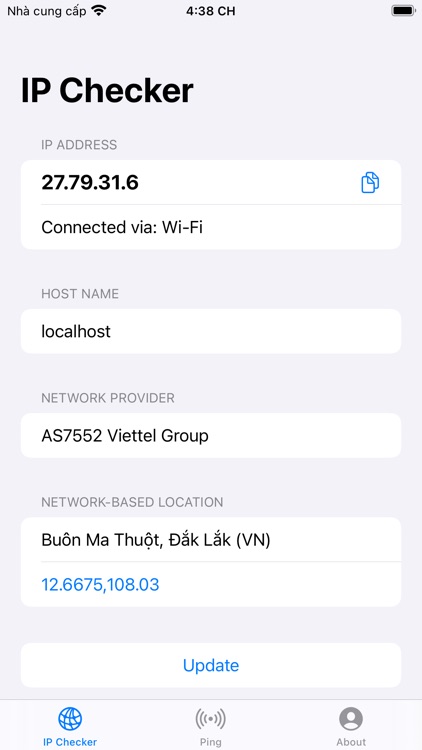 IP Checker & Ping Tool by Thach Nguyen Trong