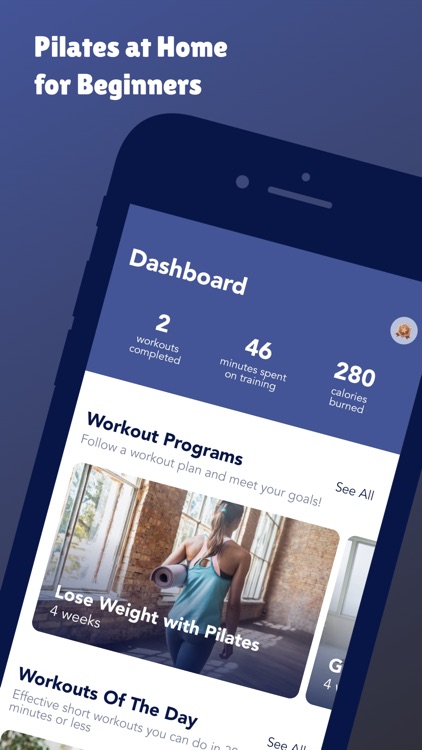 Pilates Workouts For Beginners screenshot-0