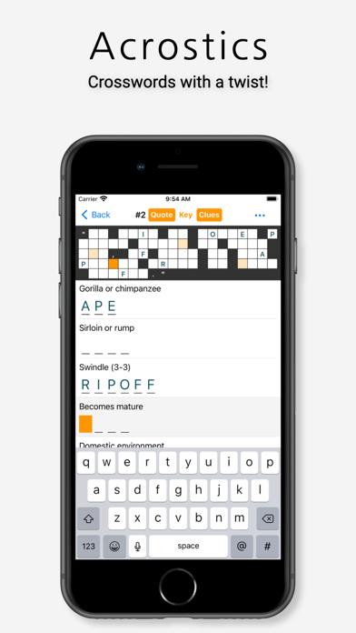 Acrostic Word Puzzles Screenshots