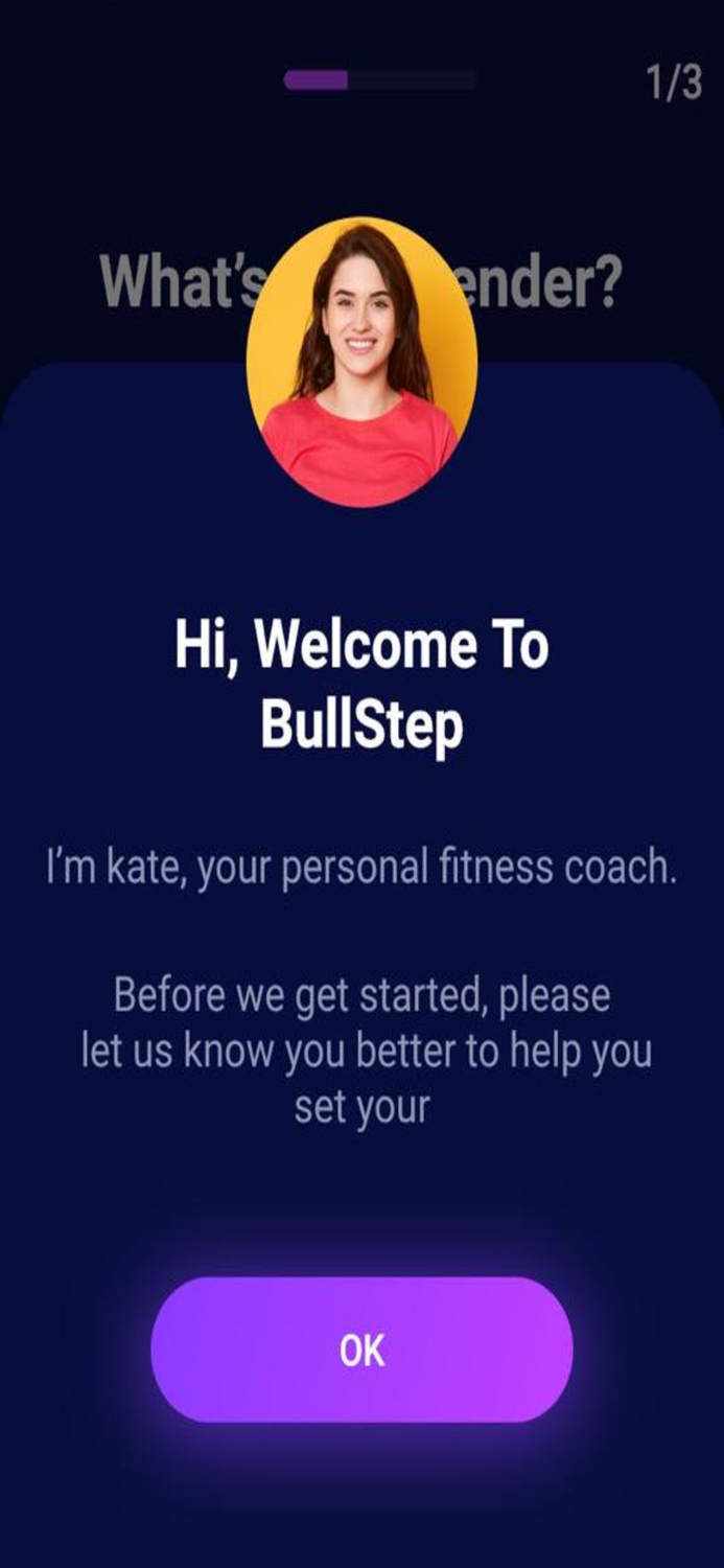 BullStep Pedometer Fitness App