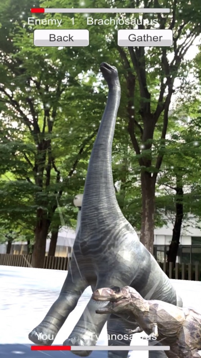 AR Dinosaur Battle