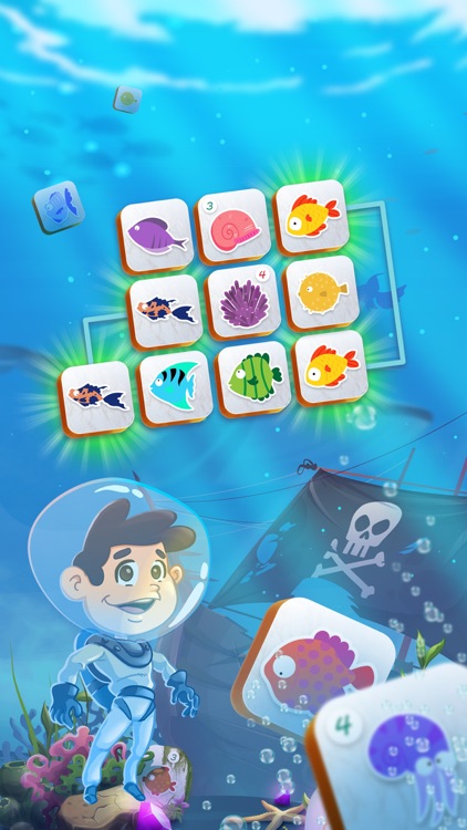 Mahjong Connect Fish World screenshot-4