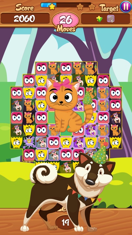 Monster Swipe Match3 Dogs Cats screenshot-4