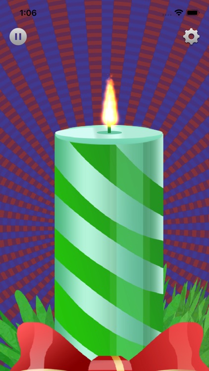 Christmas Music Candle