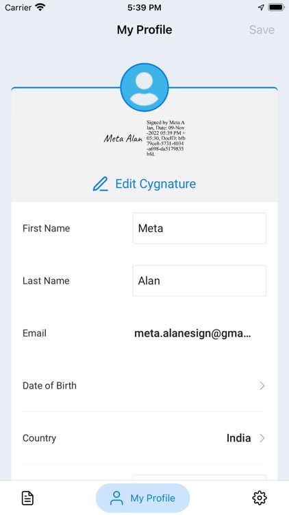 Cygnature eSign screenshot-4