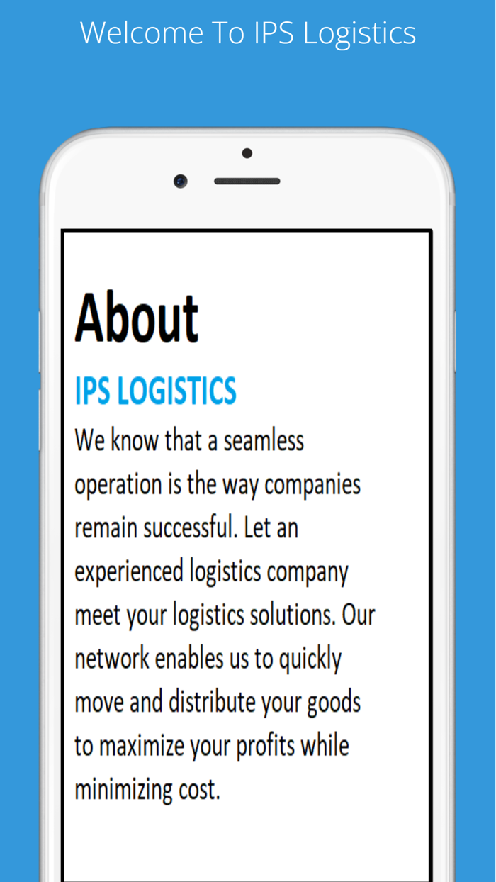 IPS Logistics -Pickup Delivery