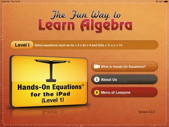 Hands-On Equations 1 Screenshots
