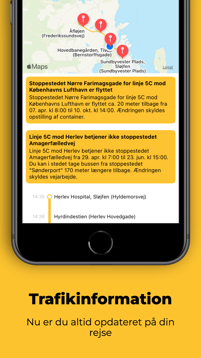 Stoppested - Digital rejseplan