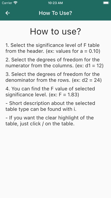 F Distribution Tables screenshot-4