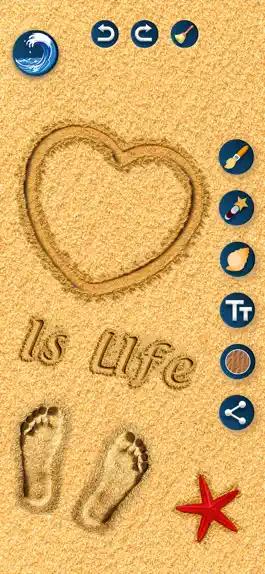 Game screenshot Sand draw: Make beach drawings mod apk