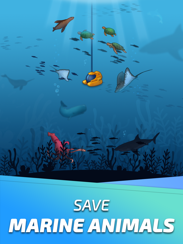 Idle Ocean Cleaner Simulator