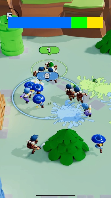 Blue Hero Master: Crowd Battle screenshot 1