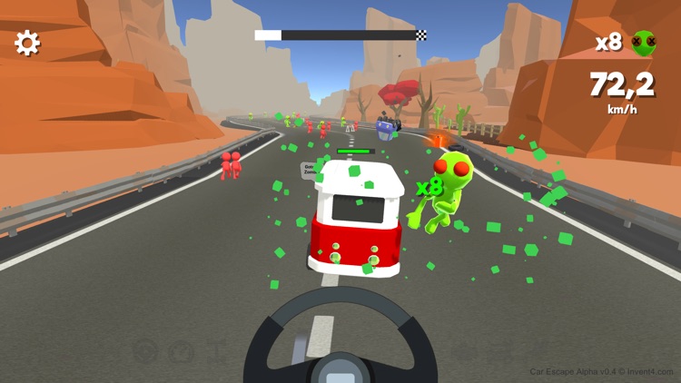 Car Escape 3D Zombie Attack