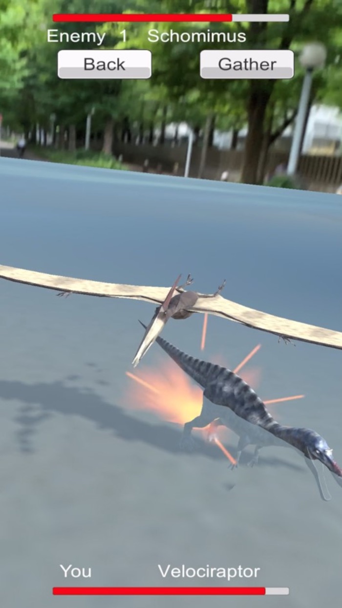AR Dinosaur Battle