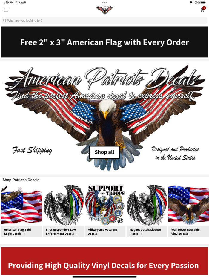 American Patriots Decals