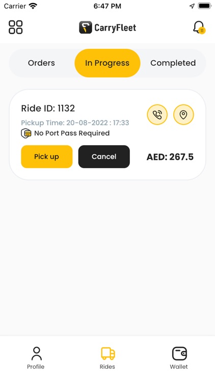 CarryFleet Rider App screenshot-3