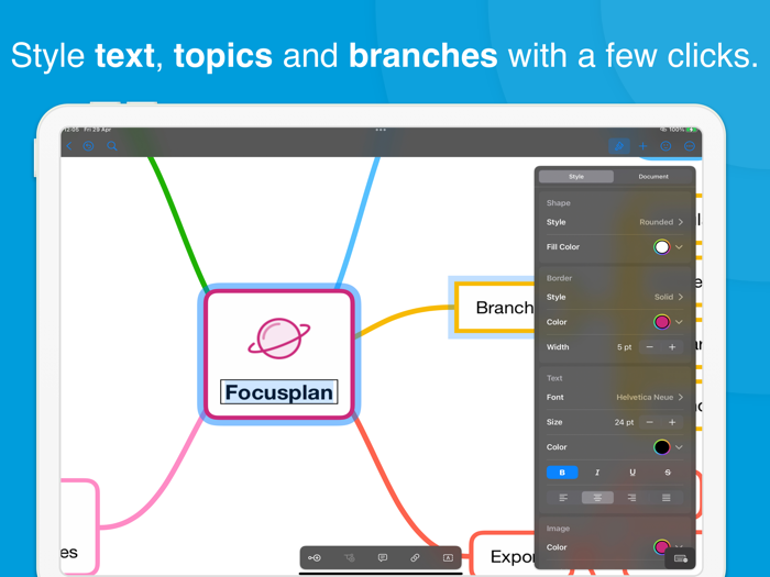 Focusplan Pro 思维导图
