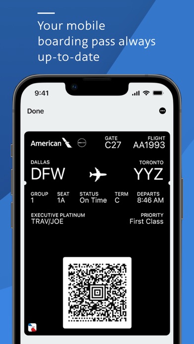 American Airlines Screenshot
