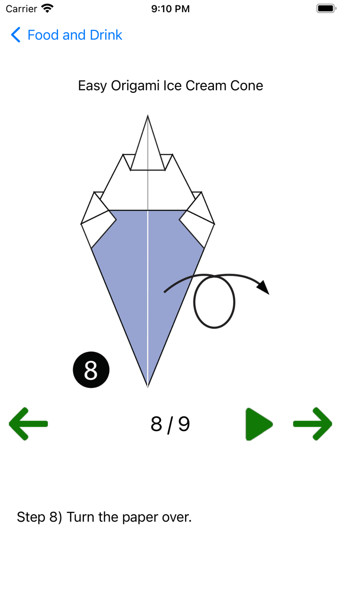 Origami step by step