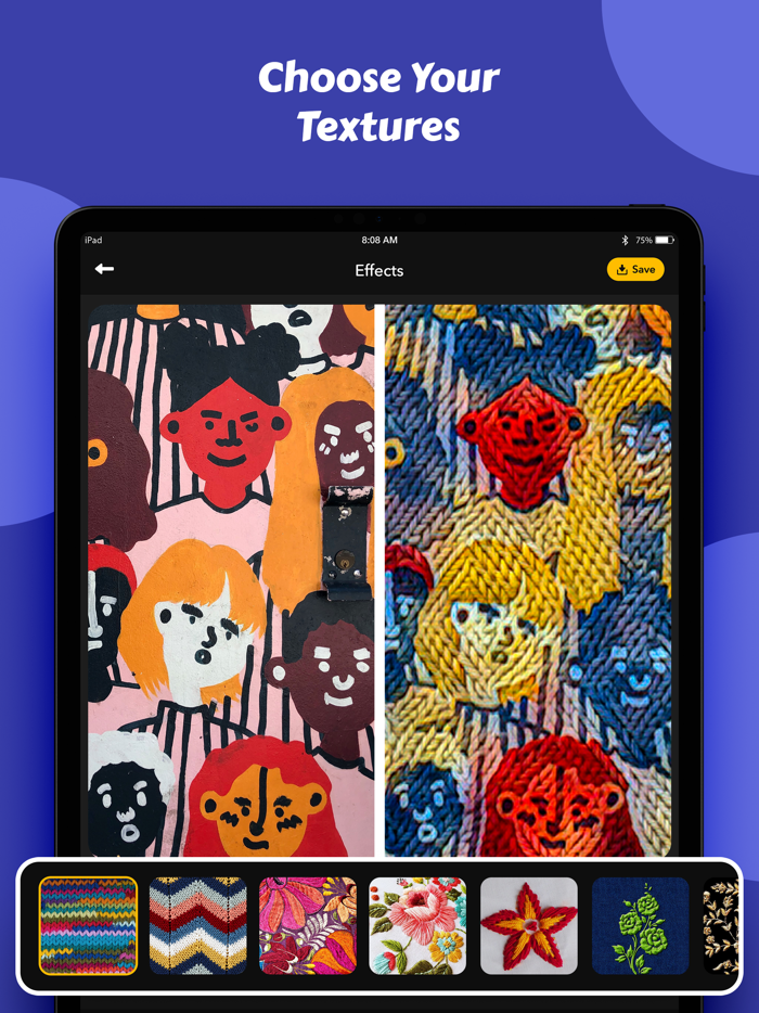 Embroidery Effect Quilt maker