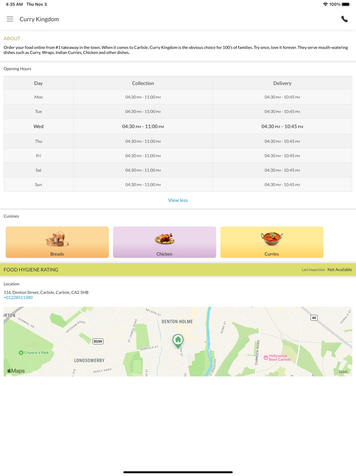 Curry Kingdom Carlisle