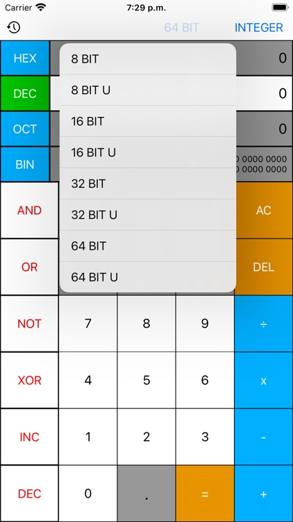 Programmer Calculator Lite