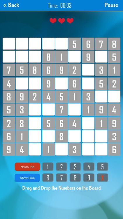 Drag and Drop Sudoku