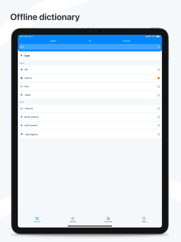 Estonian−English dictionary