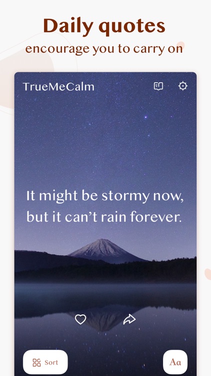 TrueMeCalm: Daily Affirmations