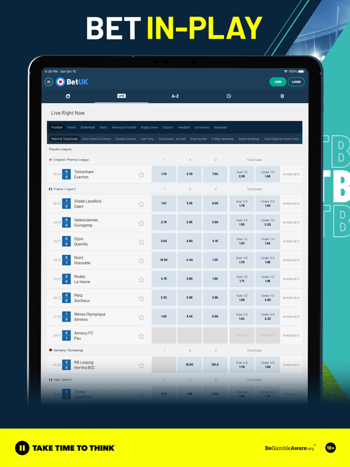 Bet UK Sports Betting App