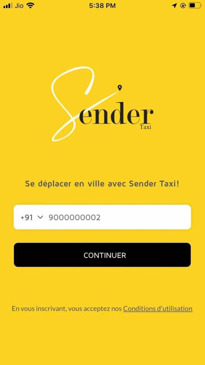 Sender Taxi