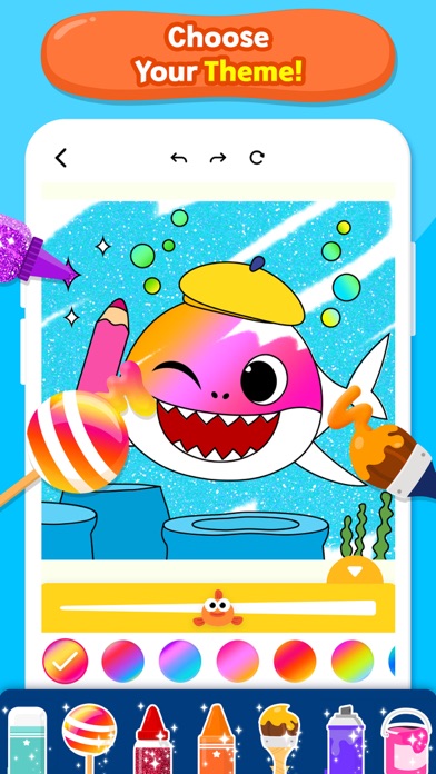 Baby Shark Coloring Book screenshot 2
