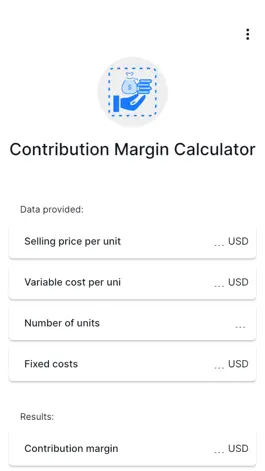 Game screenshot Contribution Margin Calculator mod apk