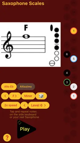 Game screenshot Saxophone Scales hack