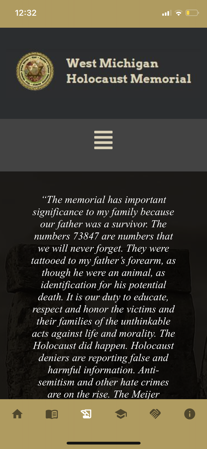 West Mich Holocaust Memorial