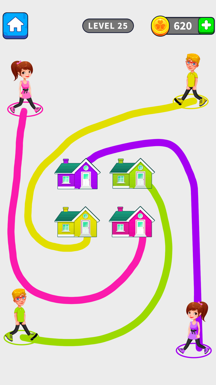 Draw To Home Puzzle Game