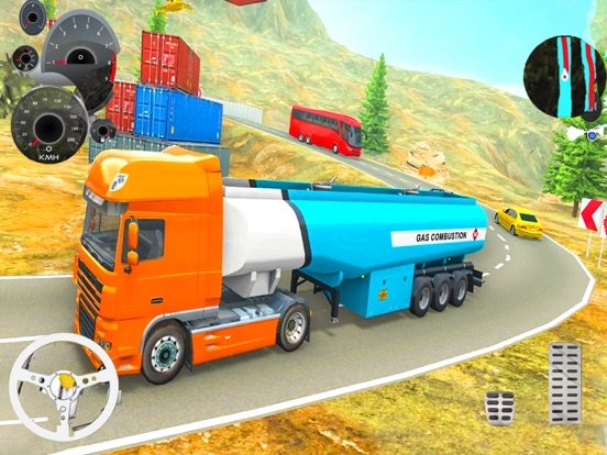 Oil Tanker Fuel Transporter 3D screenshot 2
