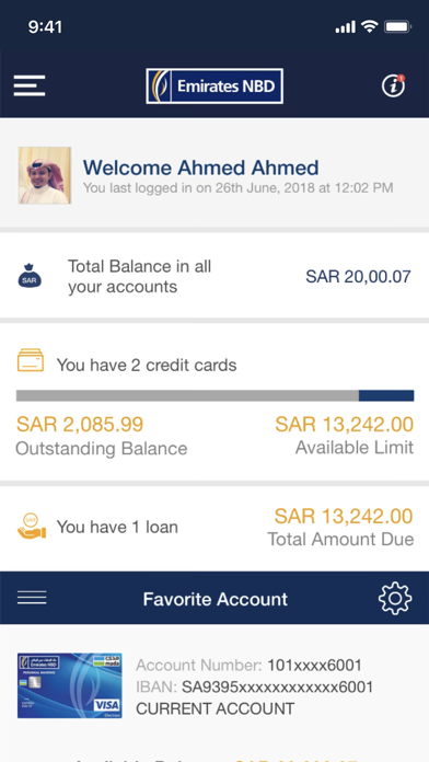 Emirates NBD KSA screenshot 3