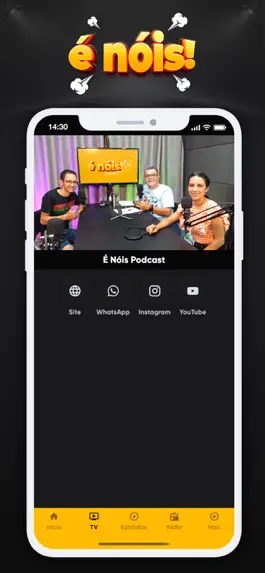 Game screenshot É Nóis Podcast apk